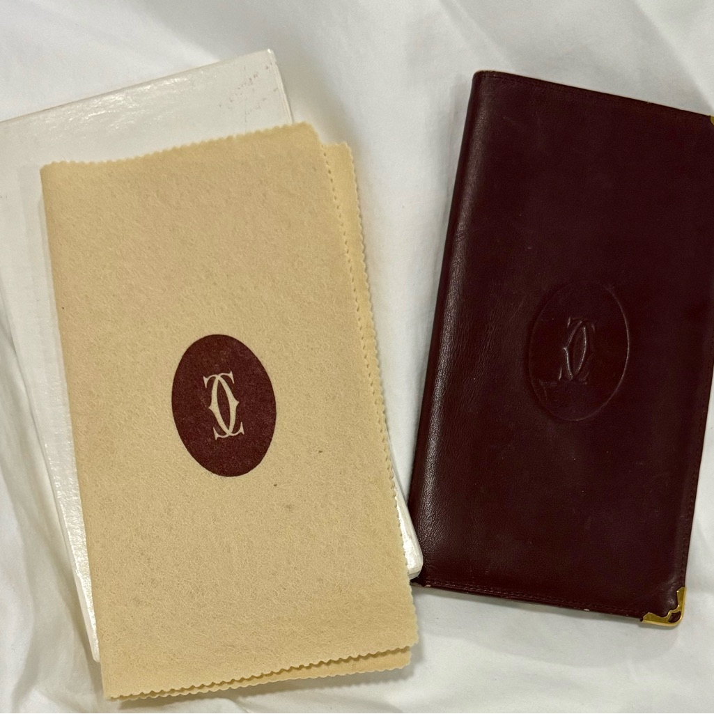 Full Inclusion!! Cartier Bifold Long Wallet